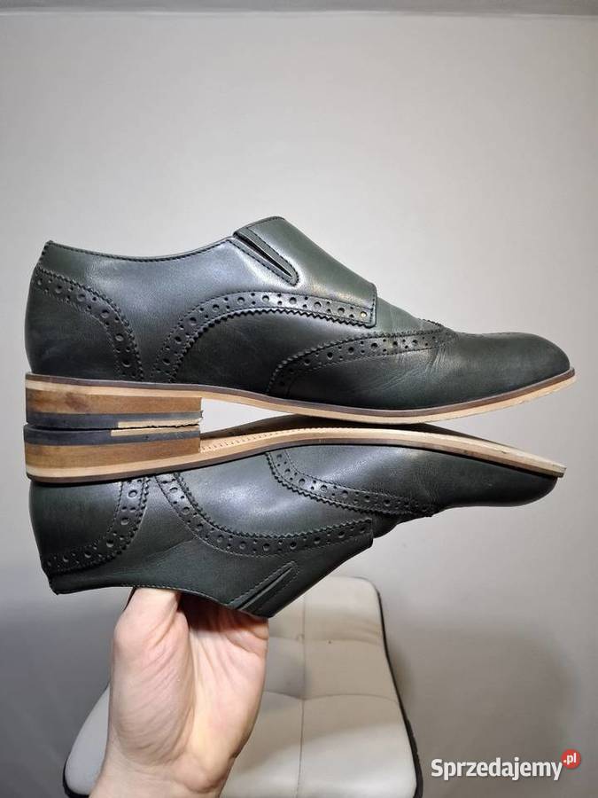 Badura 43 skórzane buty męskie monki eleganckie Kraków