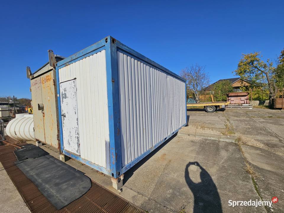 Kontener socjalny sanitarny stróżówka magazynowy Koło
