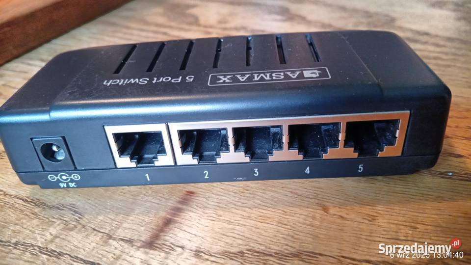 Switch ASMAX 5 port 9V Żabno