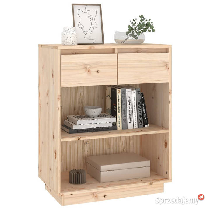 Szafka 60x34x75 lite drewno sosnowe WM813834 Warszawa