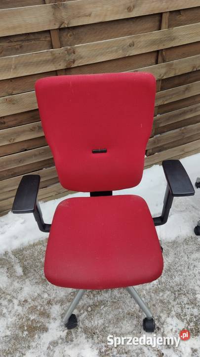 Krzesło Steelcase Lets B czerwone Dostępne 3 Warszawa