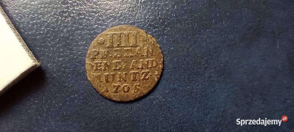 Stare monety 4 fenigi 1705 Niemcy srebro sprzedam