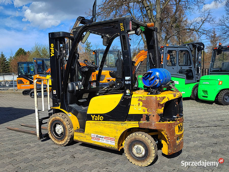 Wózek widłowy Yale GLP25VX 2170 25 t duplex 329 sprzedam