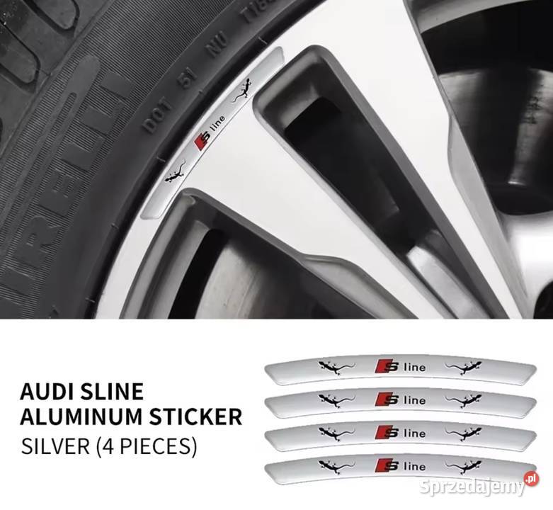 Naklejkiemblematy na felgi Audi Sline Black Gliwice sprzedam