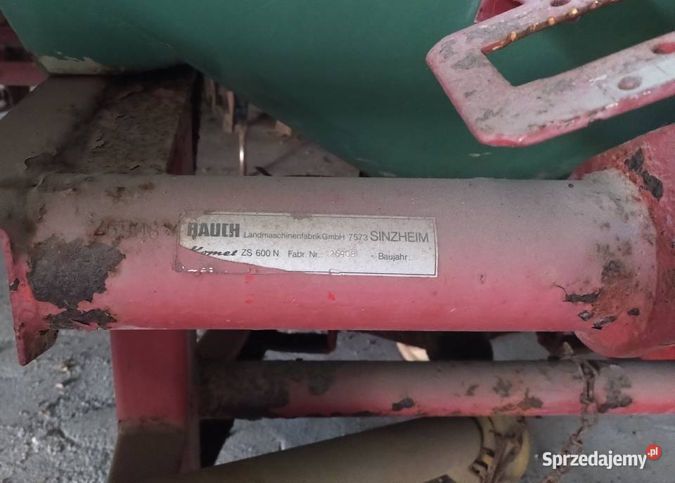 Rozsiewacz nawozów Rauch zs600 N Komet Białopole