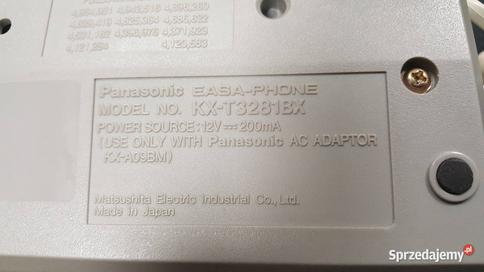 Sprzedam telefon stacjonarny Panasonic zachodniopomorskie Szczecin
