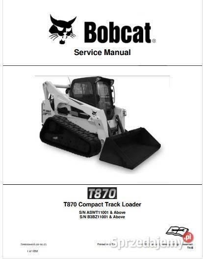Bobcat T750 T740 T870 instrukcja naprawy Kielce