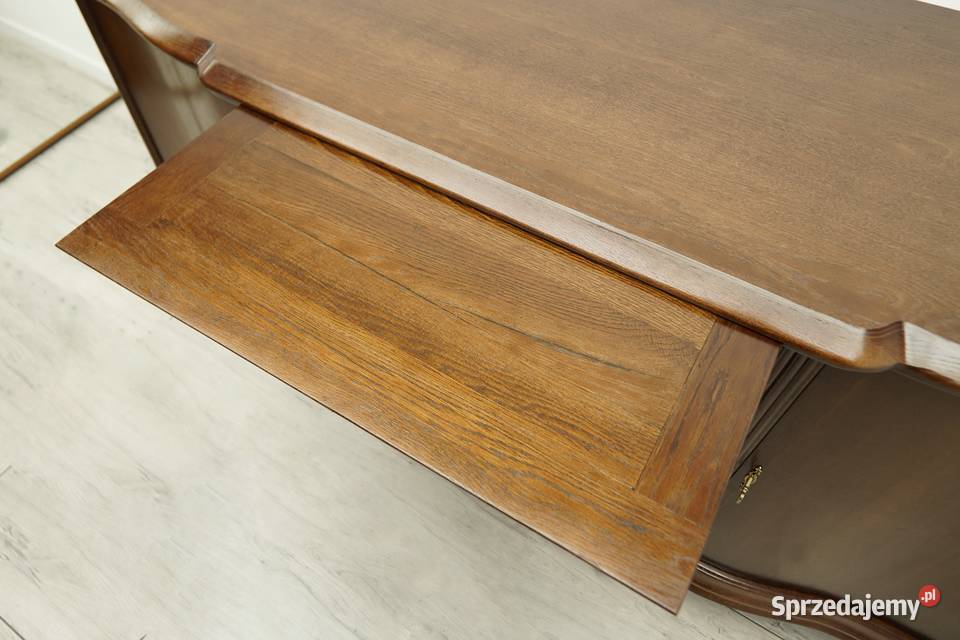 Dębowa komoda z lat 20tych w stylu secesyjnym wielkopolskie