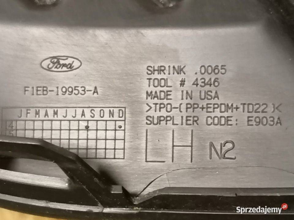 FORD FOCUS MK3 ATRAPA HALOGENU LEWA F1EB19953A Pleszew