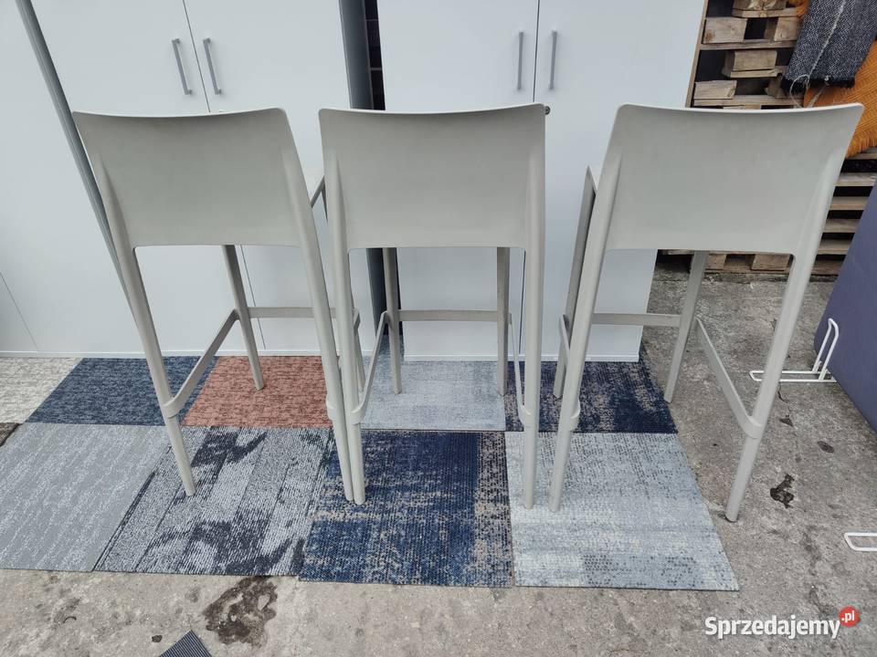 4 x hoker Pedrali Volt 678 wysoki barowy szary Hokery mazowieckie
