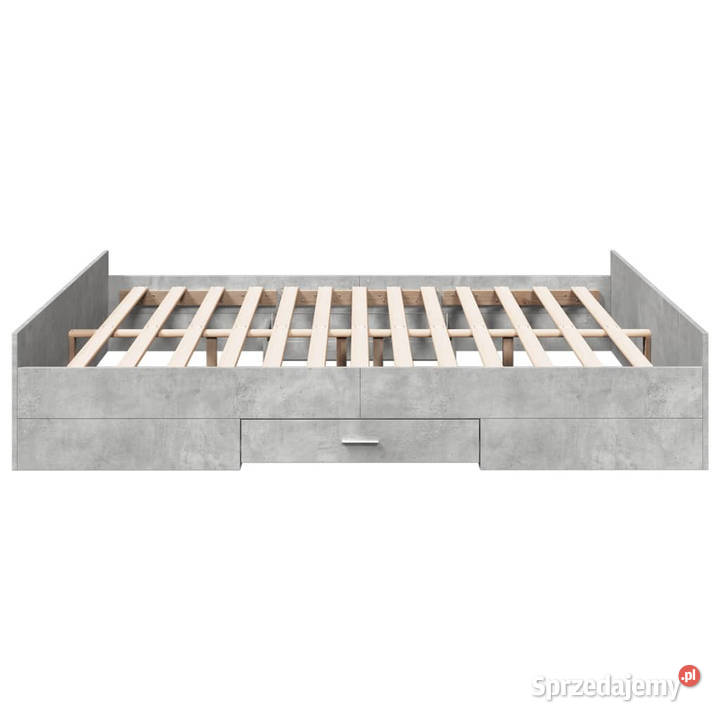 Rama łóżka z szufladami szarość betonu 180x200 Warszawa