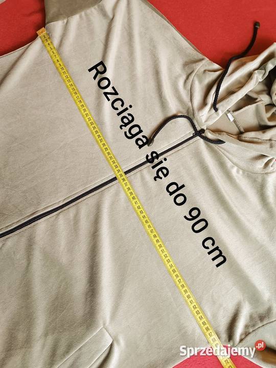 Dres oliwkowy komplet bawełna Cieszyn