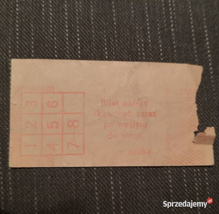 Bilet MPK Poznań z PRL Pozostałe