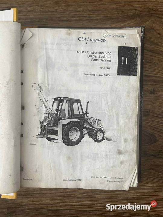 Case k 580 prestiż instalacja części Bochnia