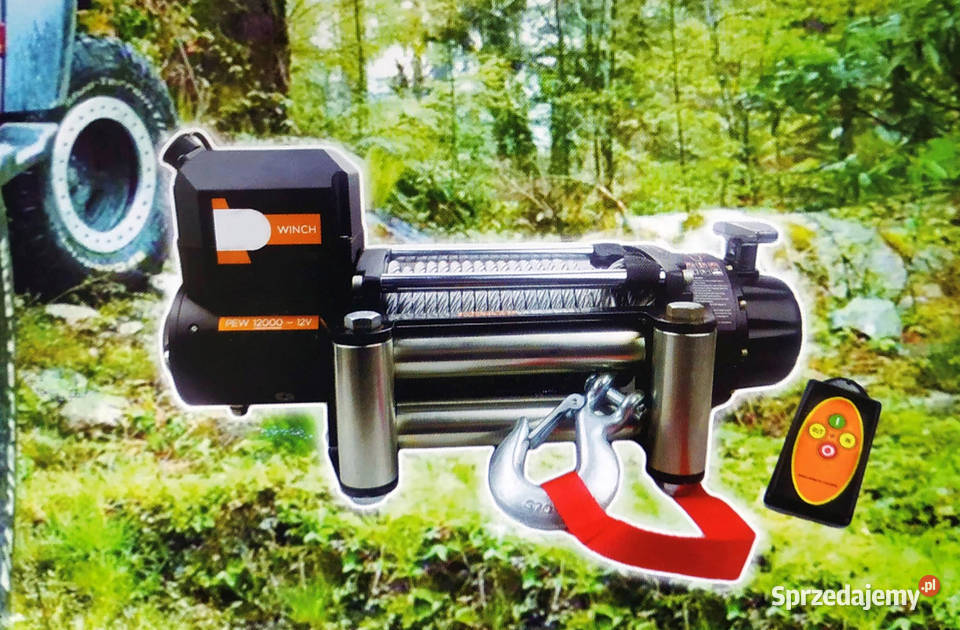WYCIĄGARKA PRESKO WINCH PEW 12000 55T 12V LAWETA Solec Kujawski sprzedam