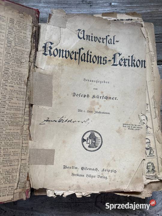 Universal Konversations Lexikon Joseph Krschner wielkopolskie Poznań