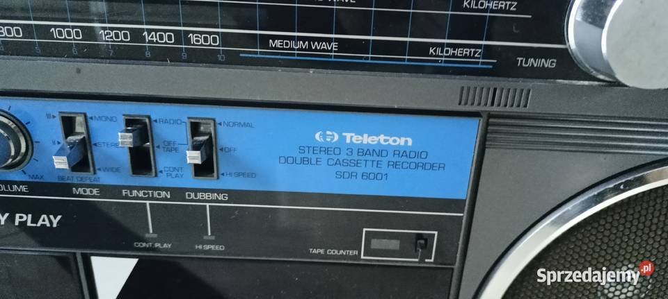 Ghettoblaster Teleton 6001 Made in Japan świętokrzyskie Sędziszów
