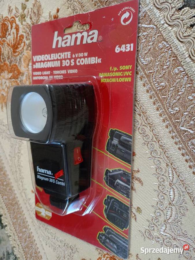Lampa HAMA do kamer wideo Vintage 8090 wielkopolskie Drawski Młyn