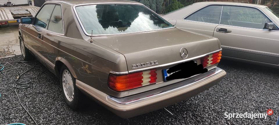 Mercedes 126 sec zderzak tył stan osobowe śląskie Jaworzno