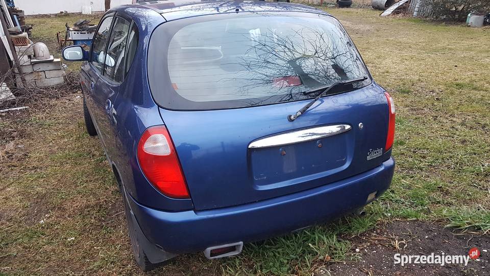 Daihatsu Sirion 10 B G 3letnia sekwencja klima Rok produkcji 1998 Radom