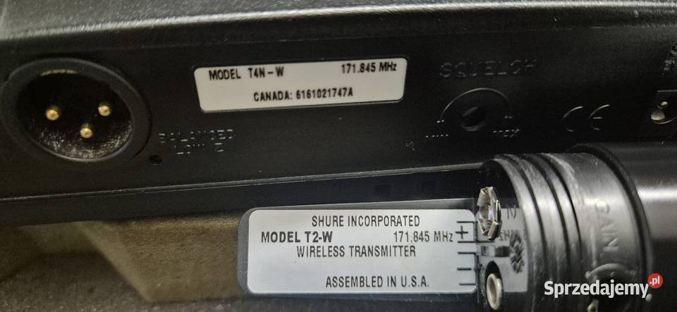 Shure T4BG31 zestaw bezprzewodowy Konin