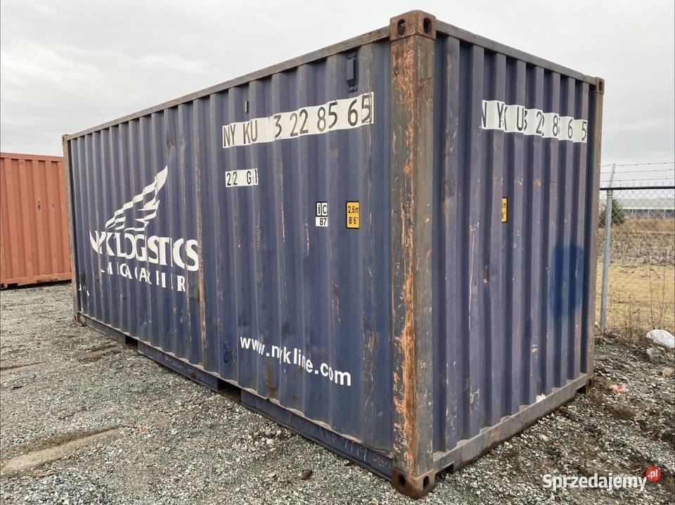Kontener morski magazynowy 20DV 6 metrowy lubelskie Opole Lubelskie