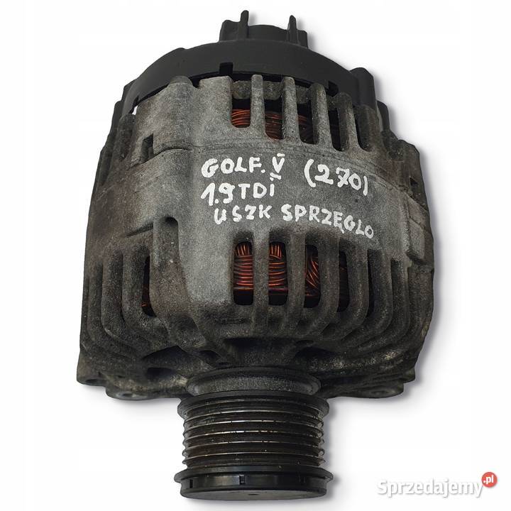 ALTERNATOR Skoda Octavia II Audi A3 8P Golf 19 Układ elektryczny silnika Chełm