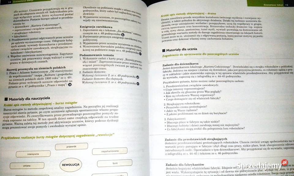 Wczoraj i Dziś Książa nauczyciela 6 Krzysztof miękka Chełm sprzedam