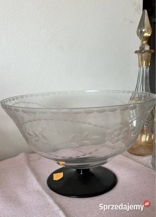 Patera miska ze szkła kryształowego Gdańsk