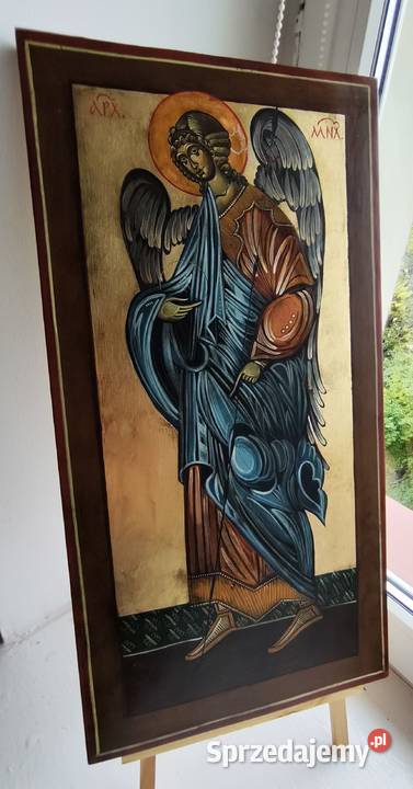 Duża ikona Archanioła ręcznie pisana 6030 Radom