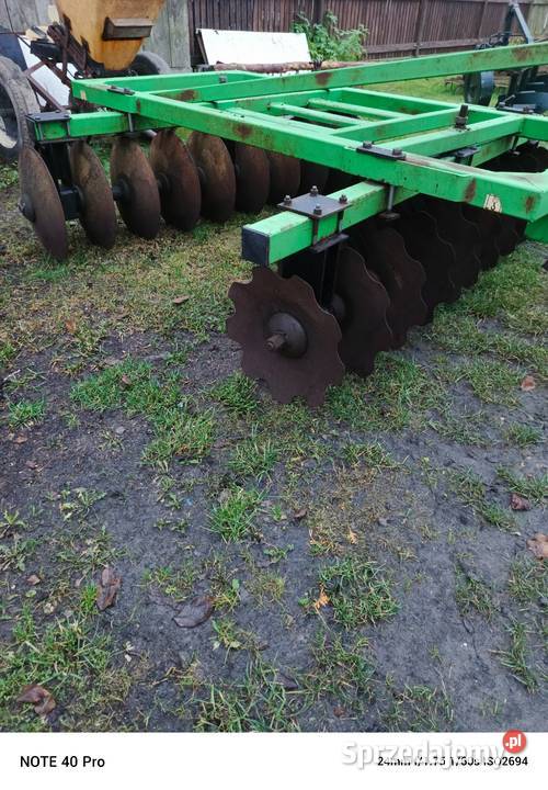 Brona talerzowa Bomet 21 metra uszkodzony Adamów