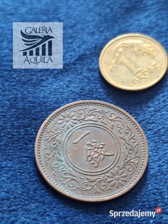 1 sen Jsponia Epoka TaishoShowa Numizmatyka Wejherowo sprzedam