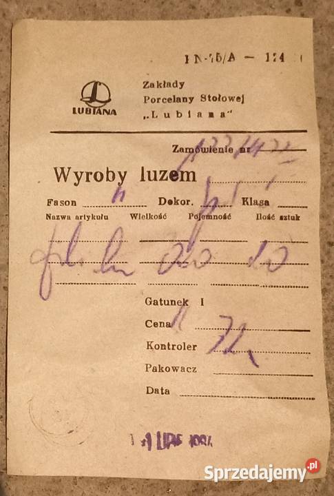 Kubek barowy z uchem Społem Lubiana PRL łódzkie