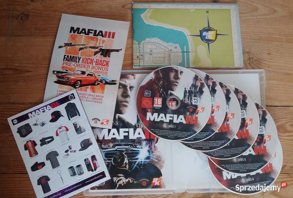 MAFIA III na PC pudełko płyty rpg Komputerowe PC Olsztyn