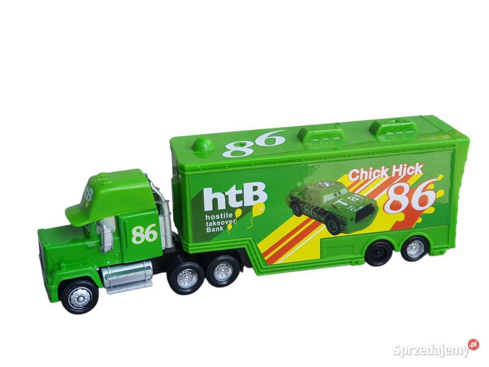 Model transporter ciężarówka Tir Chick Hicks śląskie Cieszyn sprzedam