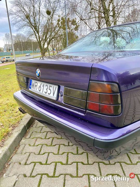 BMW E34 Technoviolet manual klima szyber nieuszkodzony Płock