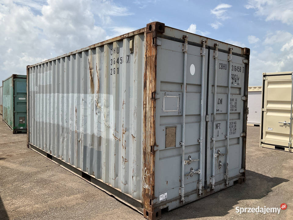 Kontener morski magazynowy 20DV 6 metrowy Magazynowanie Ostrołęka