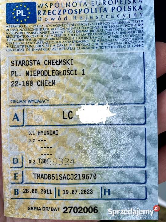 Hyundai i30 LIFT 16 CRDi Rejowiec