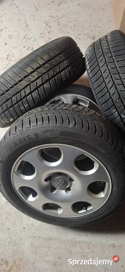 Alufelgi oryginalne Audi A4 B6 B7 A6 5x112 opony Czarne Błoto