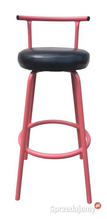 3 hokery krzesła barowe różowe małopolskie Kraków