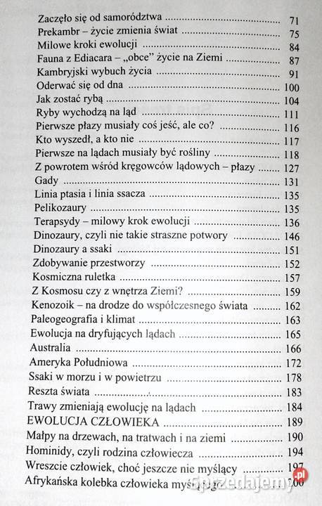 Ewolucja Wielkiego Wybuchu do Homo sapiens Kultura i Rozrywka sprzedam