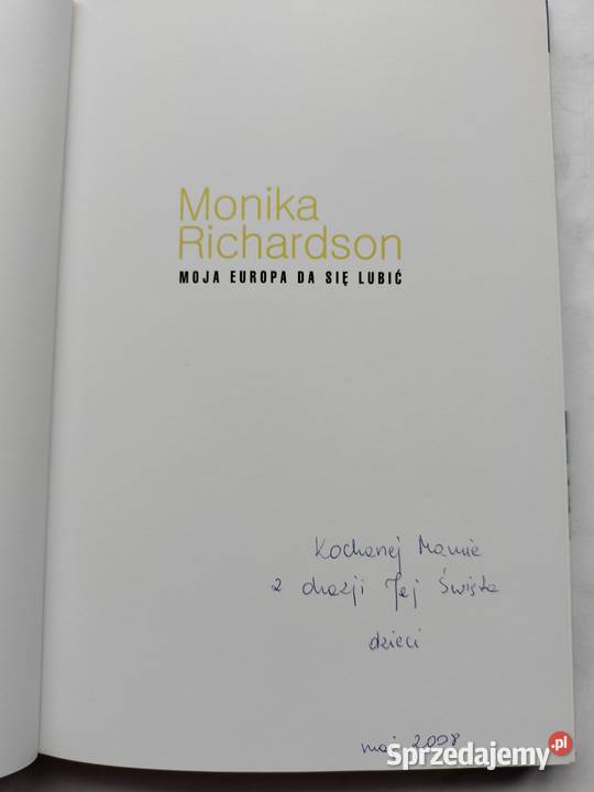 Moja Europa da się lubić Monika Richardson Gdynia