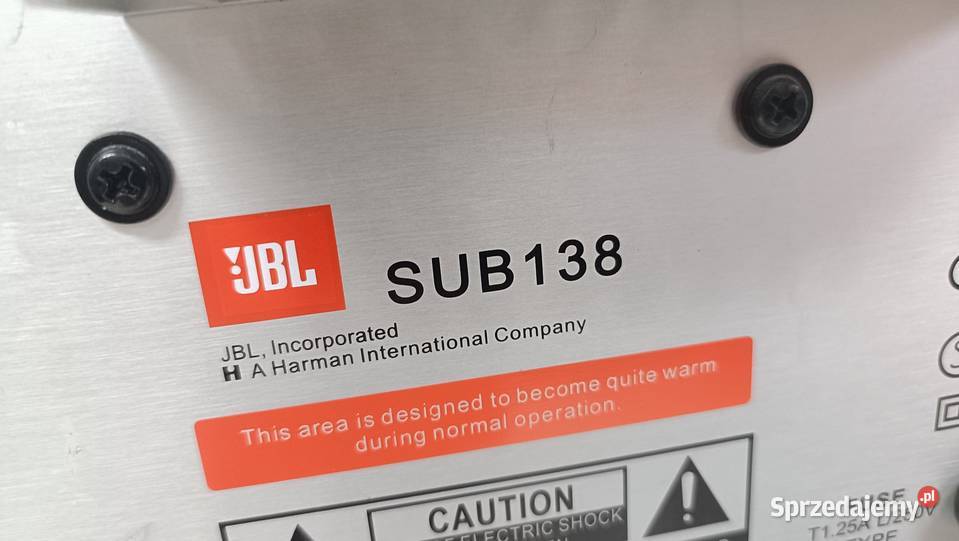 Subwoofer aktywny JBL SUB 138
