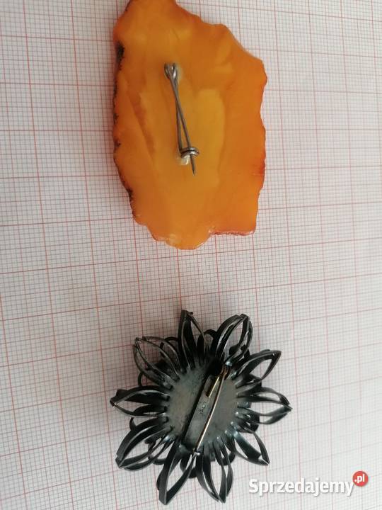 Stara Broszka Bursztyn miedź Białystok