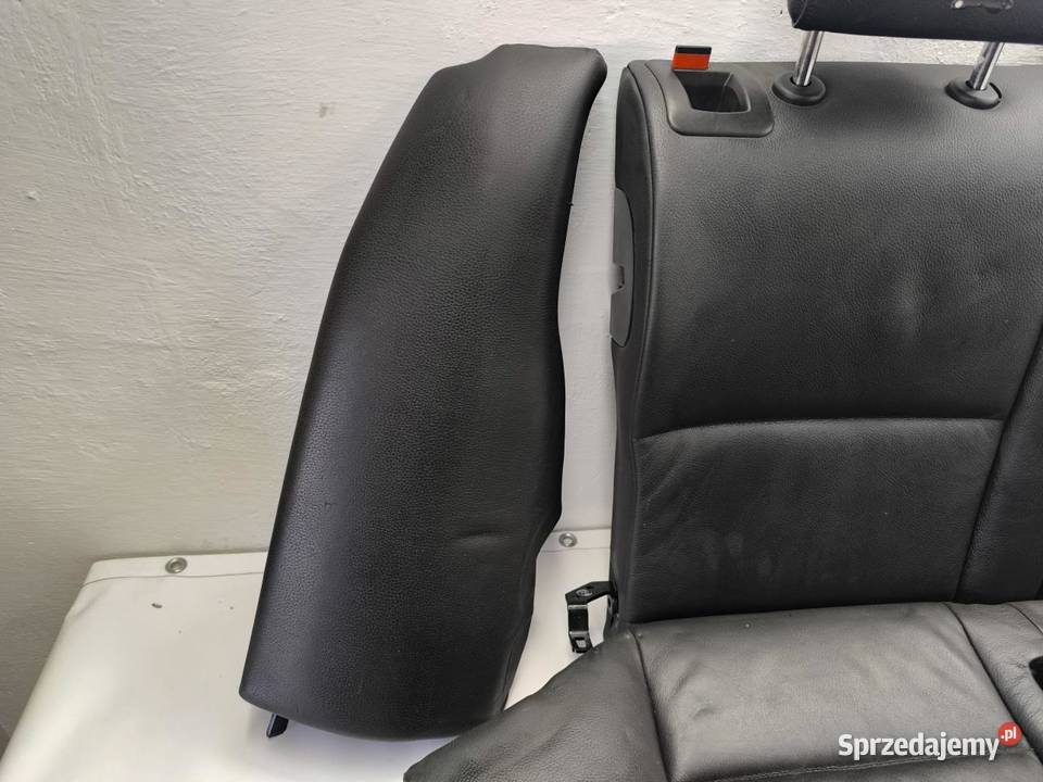 KANAPA TYŁ TYLNA BOCZKI KOMPLET SKÓRA BMW E61