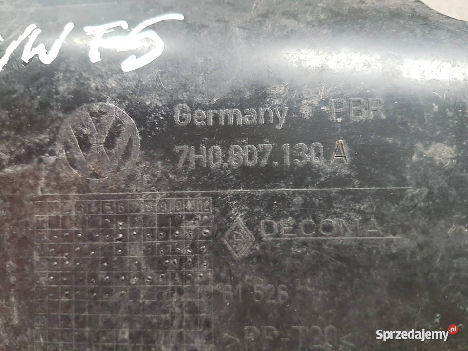 VW T5 MULTIVAN SLIZG ZDERZAKA MOCOWANIE UCHWYT Turek
