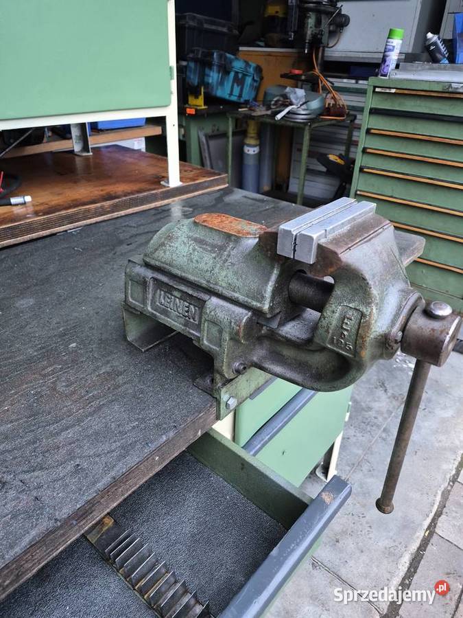 stół warsztatowystół roboczyślusarski z imadłem Brzesko sprzedam