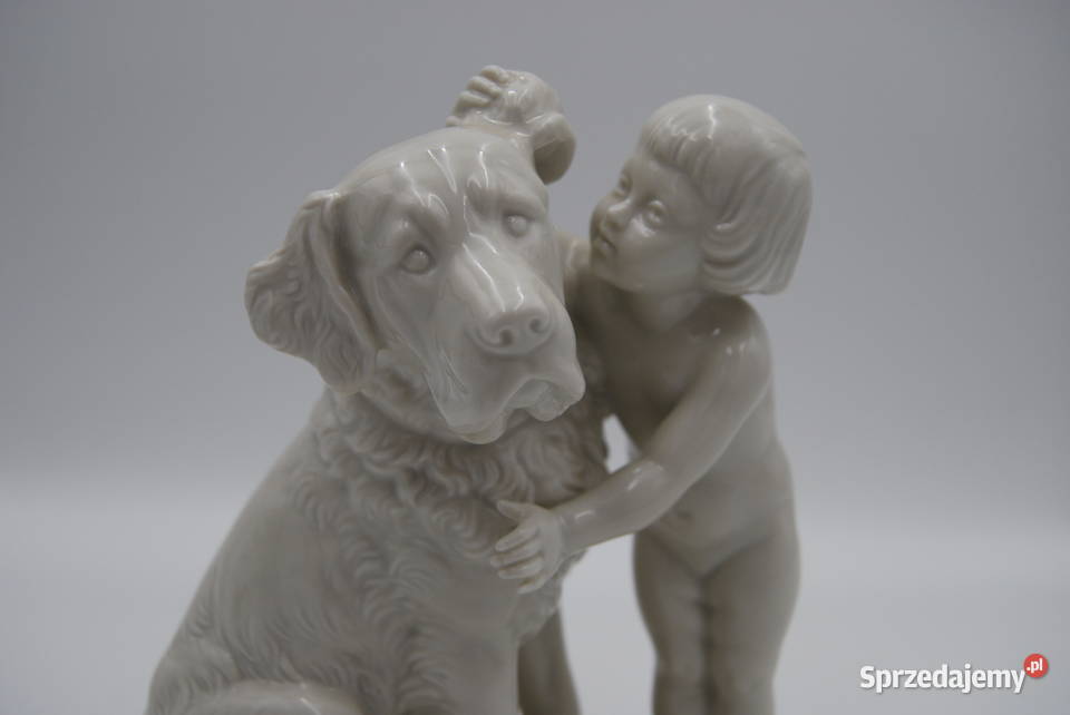 Unikatowa porcelanowa figura Rosenthal Dziecko z Poznań
