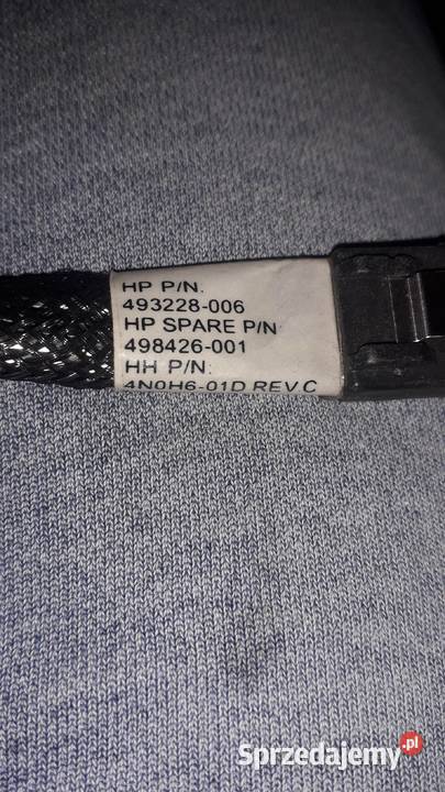 kabel serwerowy HP MiniSAS PN 493228006 84 Pozostałe mazowieckie Warszawa