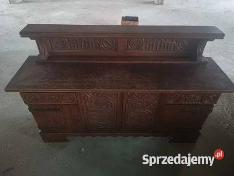 Drewniana Komoda z nadstawką Komody